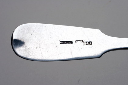 Russian Silver Tablespoon - Kordes (Imperial silversmith)